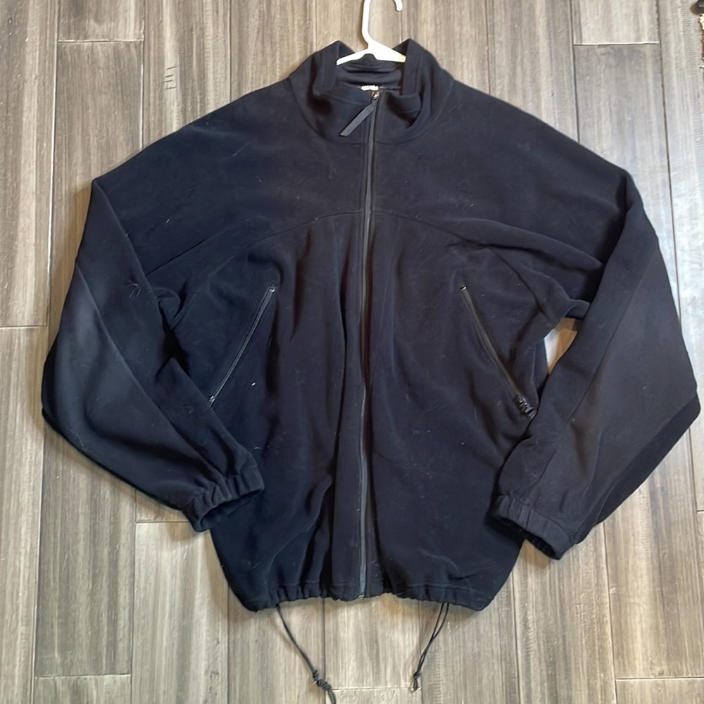3 REI Black fleece Zip up Jacket